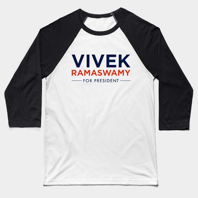 Vivek Ramaswamy For President 2024(1) Baseball T-Shirt by RazonLife